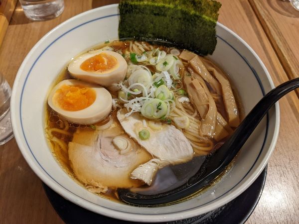 「純鶏味玉ラーメン750円」@麺処 直久 聖蹟桜ヶ丘店の写真