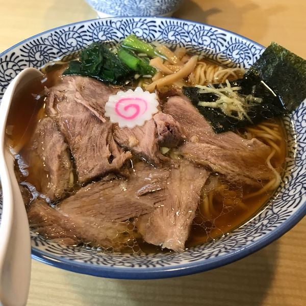 「長岡中華そば➕特盛➕チャーシュー増し」@かみの屋の写真