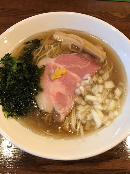 「煮干中華そば＋和え玉」@麺屋らんまるの写真