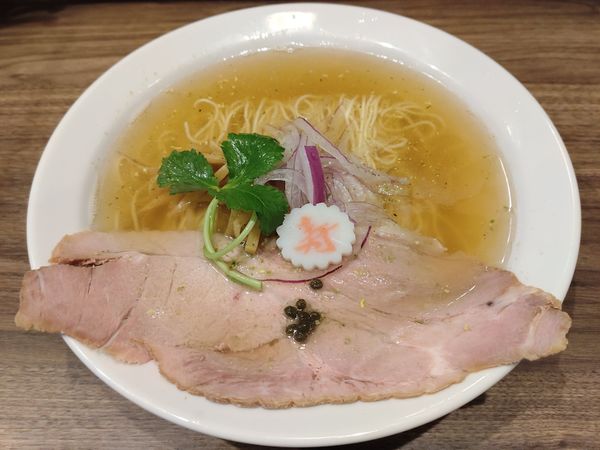 「山椒そば（潮味）　９３０円」@支那蕎麦 大丸の写真