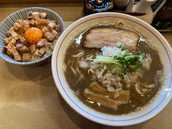 「濃厚煮干しそば」@麺処 浮き雲の写真