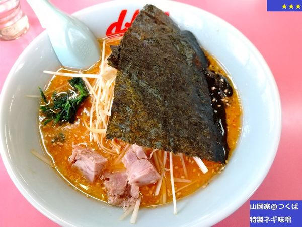 「特製ネギ味噌」@ラーメン山岡家 つくば中央店の写真