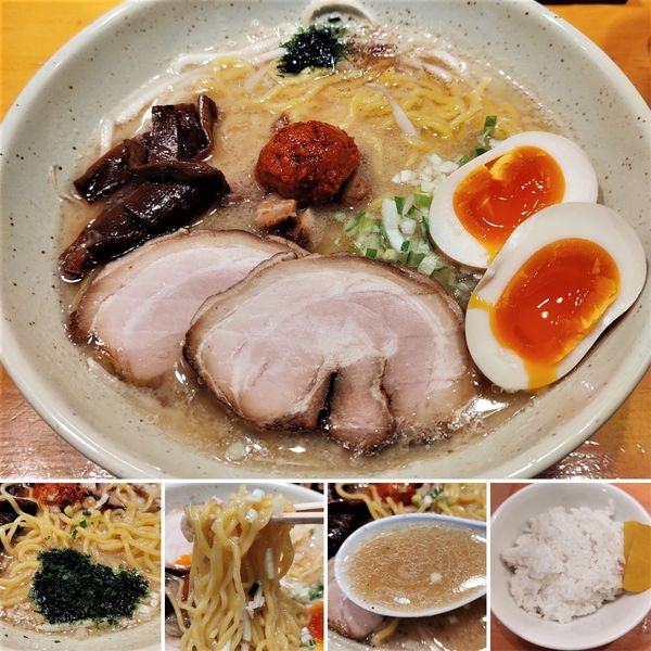 「特製辛味噌らーめんセット　1150円」@つじ田 味噌の章の写真