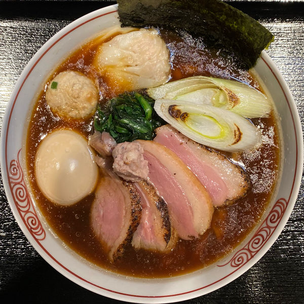 「特製鴨出汁中華蕎麦(醤油)」@鴨出汁中華蕎麦 麺屋yoshikiの写真