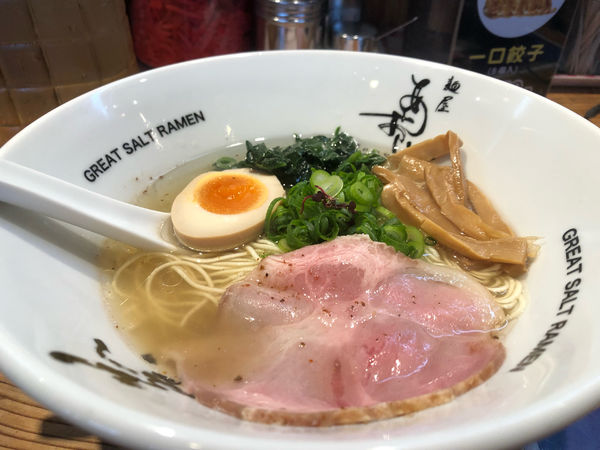 「特製塩ラーメン900円」@麺屋 あおいの写真