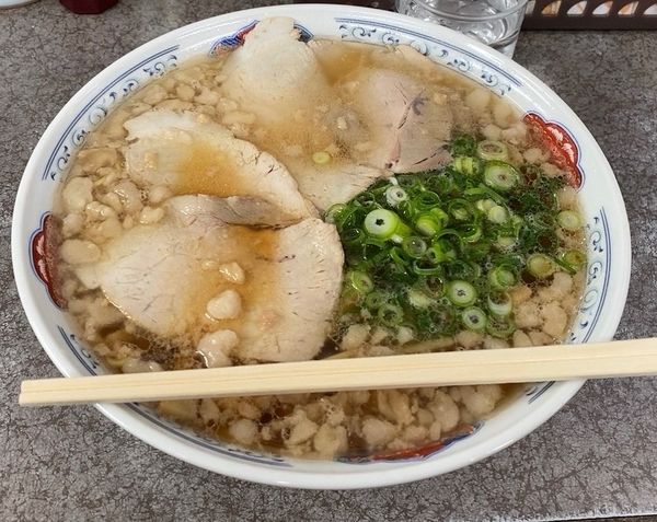 「中華そば特盛脂マシマシ」@つたふじ 福山支店の写真