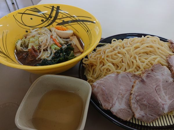 「チャーシューつけ麺(大盛り)」@府中運転免許試験所B1食堂の写真