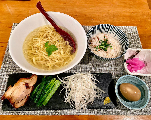 「味玉 虎巴徠そば 【塩】」@貝出汁 まぜそば 虎巴徠の写真