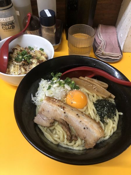 「塩まぜそば　チャーシュー丼セット」@大友食堂 3rd seasonの写真