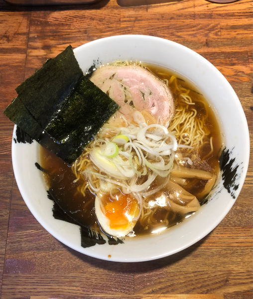 「支那そば大盛（￥700+100）」@ひじり屋 西新宿店の写真