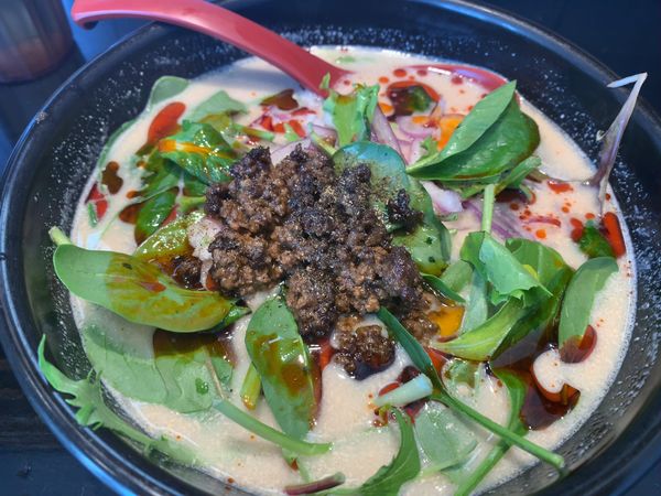 「坦々麺」@麺匠 むさし坊 武蔵浦和本店の写真