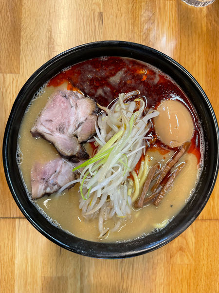 「味玉辛味噌ラーメン」@味噌っ子 ふっくの写真