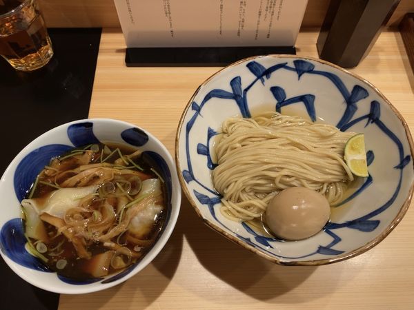 「特製つけ麺」@自家製麺 ロビンソンの写真