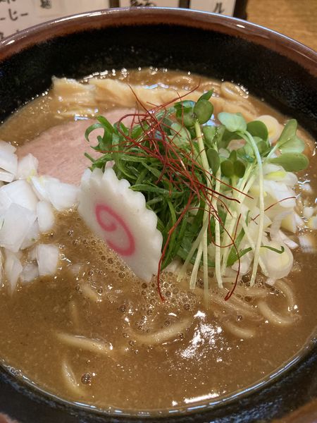 「和風カレー鶏そば¥950」@中華そば 桐麺 総本店の写真