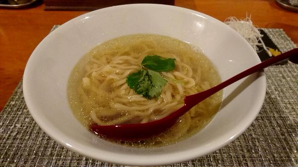 「虎巴徠「塩」　850円」@貝出汁 まぜそば 虎巴徠の写真