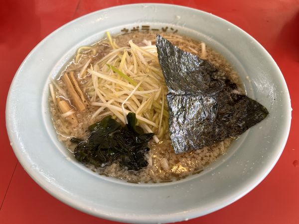 「ねぎ豚骨醤油ラーメン600円」@ラーメンショップ 海津店の写真