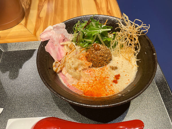 「汁あり鯛坦麺2辛」@鯛担麺専門店 抱きしめ鯛の写真