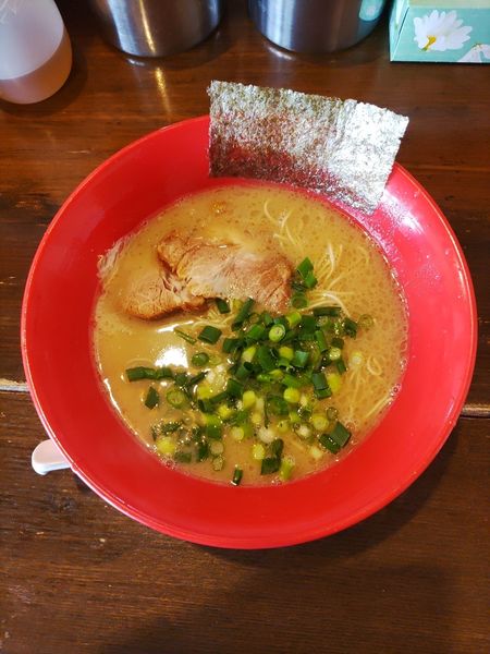 「博多とんこつらーめん  ｷｸﾗｹﾞ抜き」@博多長浜らーめん とんこつとん太の写真