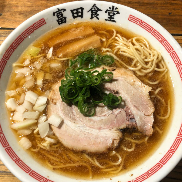 「煮干しそば800円」@松戸中華そば 富田食堂の写真