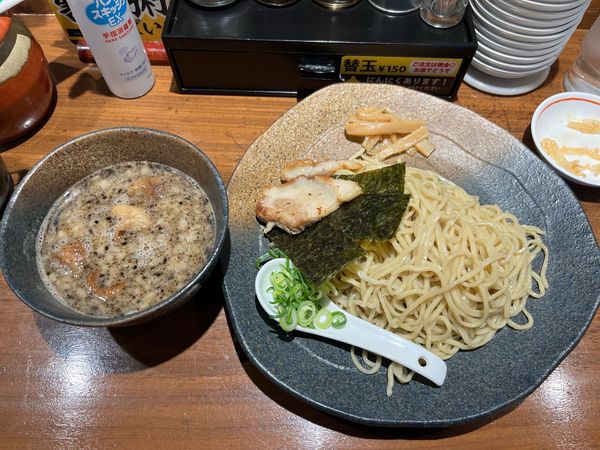 「つけ麺もつ・並(250g) 880円」@龍の家 板橋大山店の写真