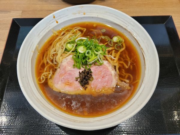 「鶏そば 黒 770円」@境逸品 鶏そば 山田屋の写真
