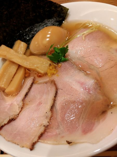 「特製黄金貝ラーメン」@なにわ麺次郎 然の写真