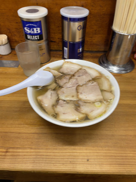 「肉そば　大盛」@坂内食堂 喜多方本店の写真