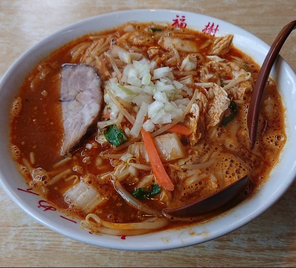 「味噌カレーらーめん(大盛)」@大らーめん 福籠の写真
