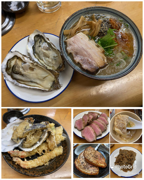 「【限定】豚背ガラ清湯辛肉味噌 with活大牡蠣をシャブって④」@MENYA 食い味の道有楽の写真