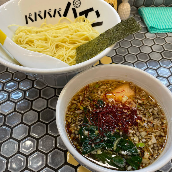 「パイナップル醤油つけめん」@パイナップルラーメン屋さん パパパパパインの写真