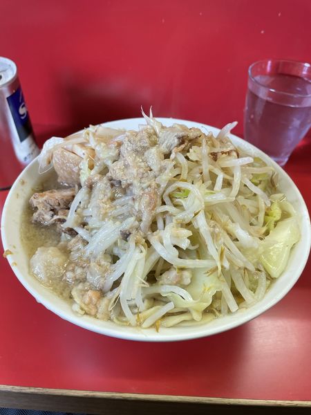 「ぶたラーメン　ニンニクアブラ」@ラーメン二郎 三田本店の写真