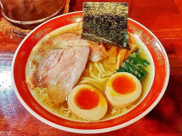 「特塩/平打ち麺」@麺処 懐やの写真