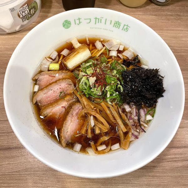 「【限定④】鴨出汁そば ￥900」@はつがい商店の写真