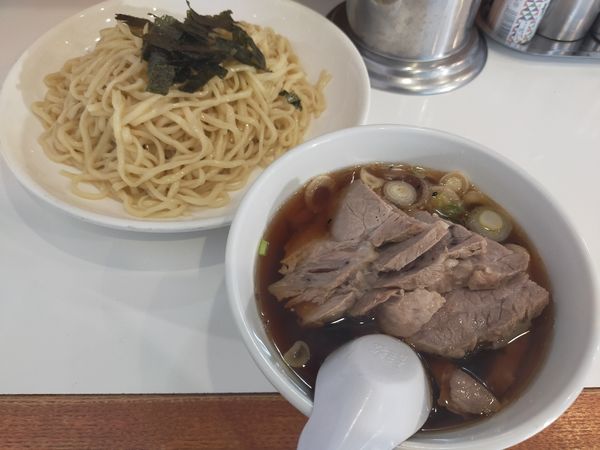 「ハーフチャーシューざるらぁめん」@らぁめん ほりうち 新橋店の写真