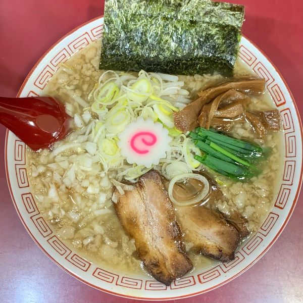 「こってり煮干中華そば」@亀有中華そば 水しまの写真