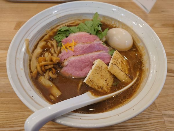 「味玉赤味噌そば 1100円」@中華そば きなりの写真