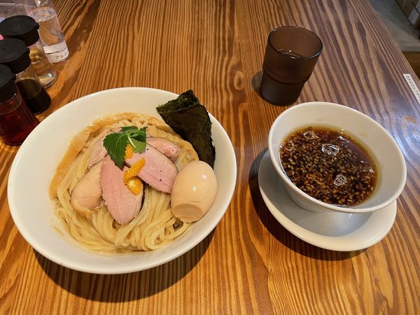 「昆布水つけ麺」@淡麗醤油らぁ麺 鶏松の写真