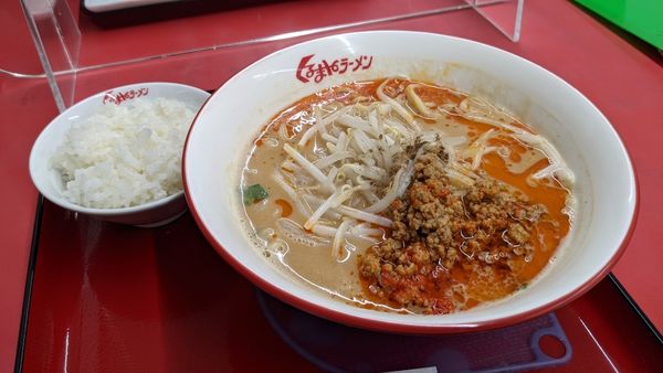 「味噌担々麺」@くるまやラーメン 浦和中島店の写真