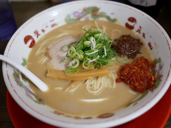 「ラーメン 麺バリカタ」@天下一品 上野アメ横店の写真