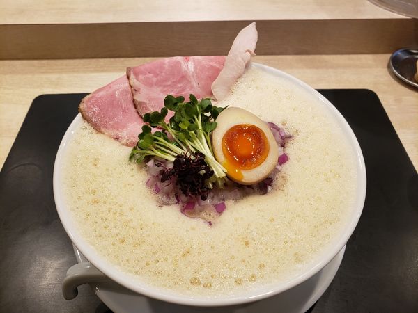 「鶏白湯泡ramen~醤油~」@鶏白湯泡ramenたまきの写真