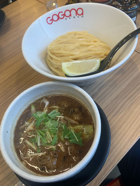 「ホルモンつけ麺 980円」@GaGana RAMEN 極 渋谷店の写真