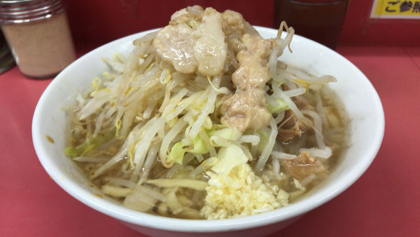 「少なめ　豚2枚　￥740」@ラーメン二郎 小岩店の写真