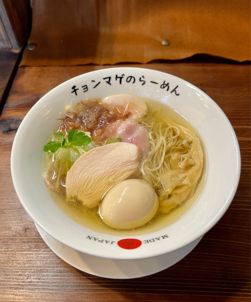 「らーめん零+味玉（930円）」@らーめん チョンマゲの写真