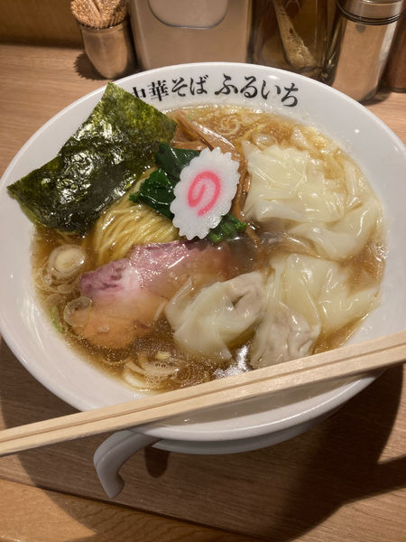 「ワンタン中華そば」@中華そば ふるいちの写真