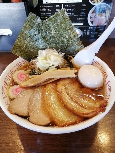 「特製中華そば」@三角屋 暖 -DAN-の写真