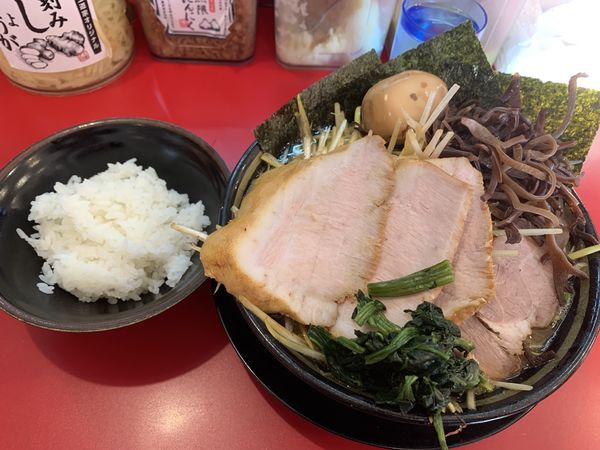 「白ネギラーメン」@家系ラーメン 王道 神道家の写真