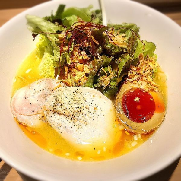 「こだわり麺の鶏白湯そば 880円」@船橋 蔭虎の写真