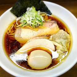 特製かしわや蕎麦 1.200円+セットチャーシュー丼300円