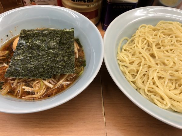 「つけ麺大　ネギ味玉」@なかむら屋の写真