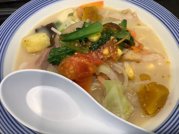 「彩り野菜のちゃんぽん（小）」@リンガーハット 小田原飯泉店の写真